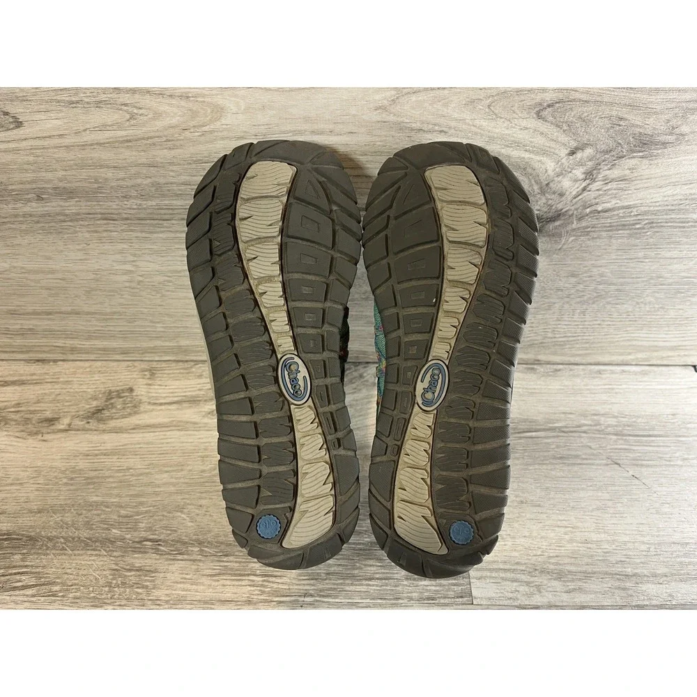 Chaco Outcross‎ Sneakers Kids 4 Green Mesh Lace Up Low Top Water Shoes J180198